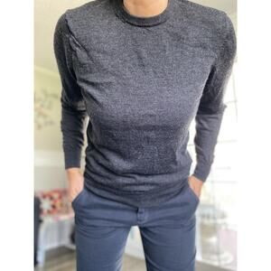 SUIT SUPPLY Dark Grey Merino Wool Crewneck M